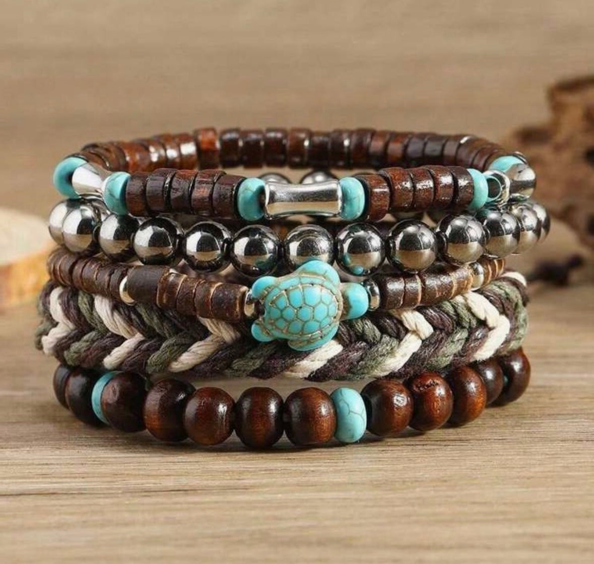 Brown Turtle Bracelet
