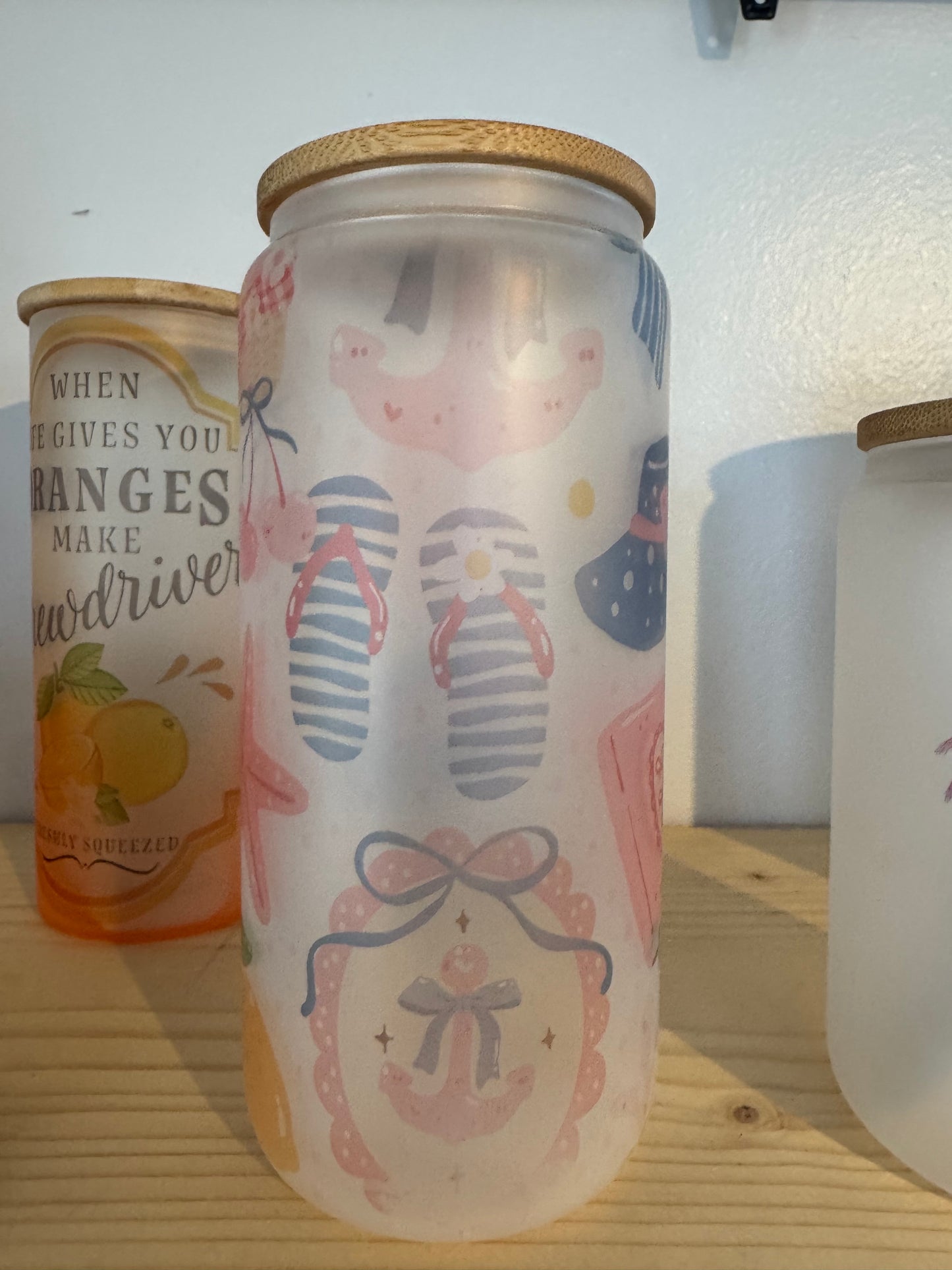 Glass Libby Cups