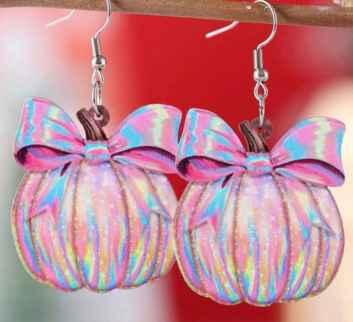 Pastel Pumpkin Earrings