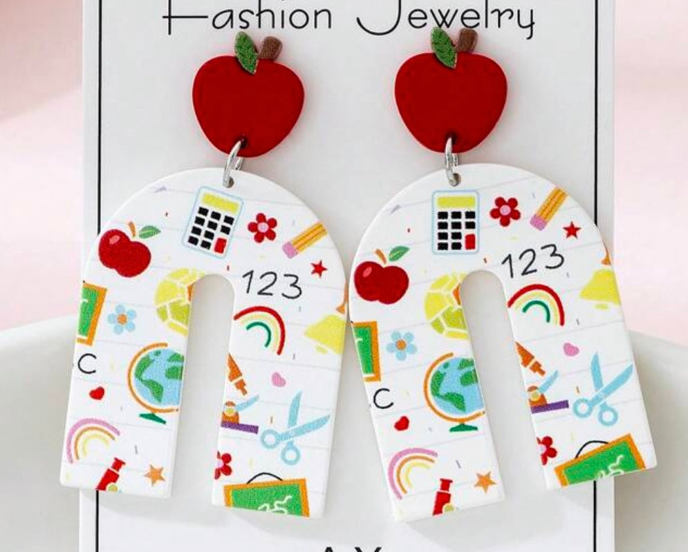 School Earrings