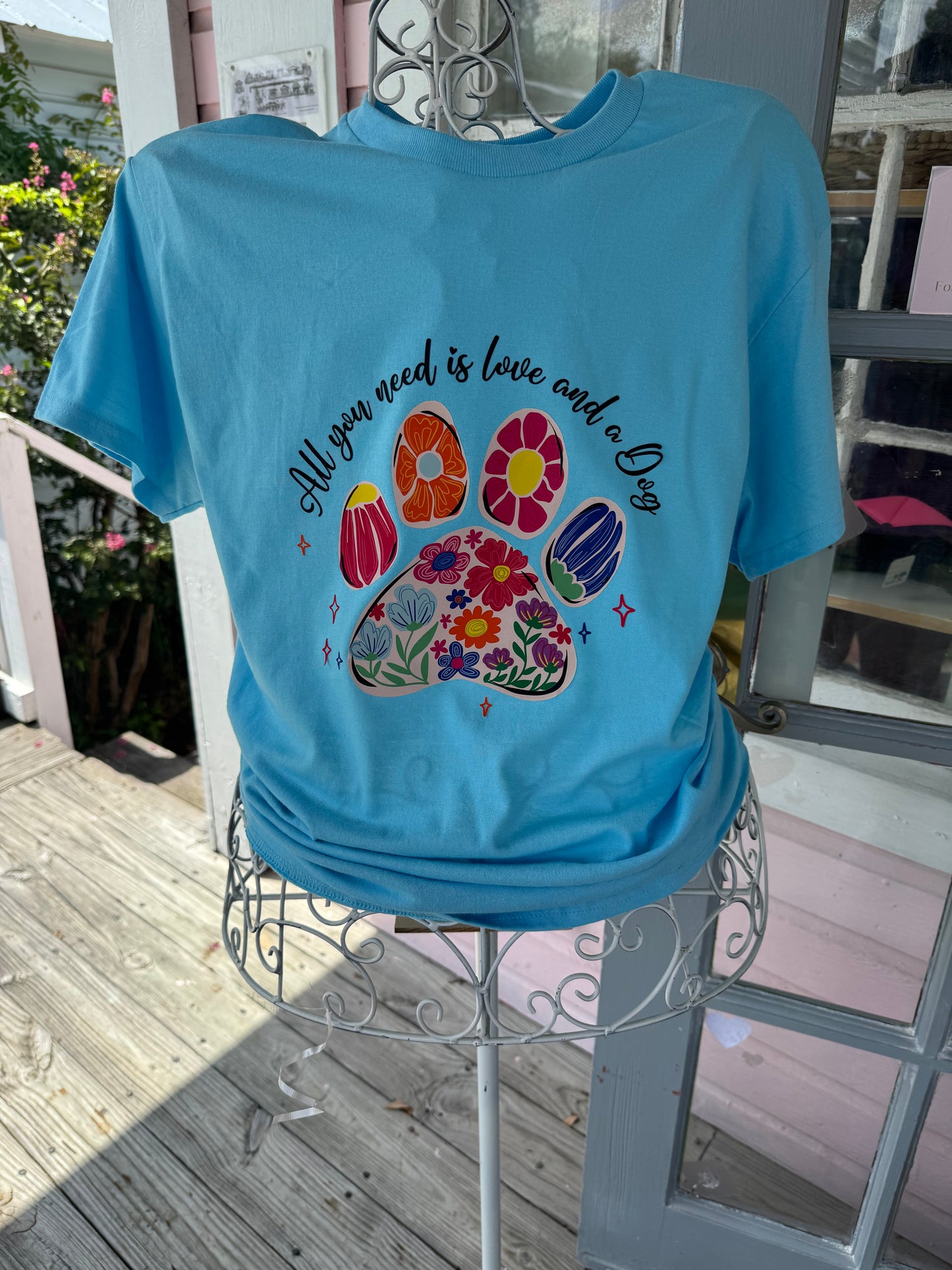 Love and a Dog Tshirt