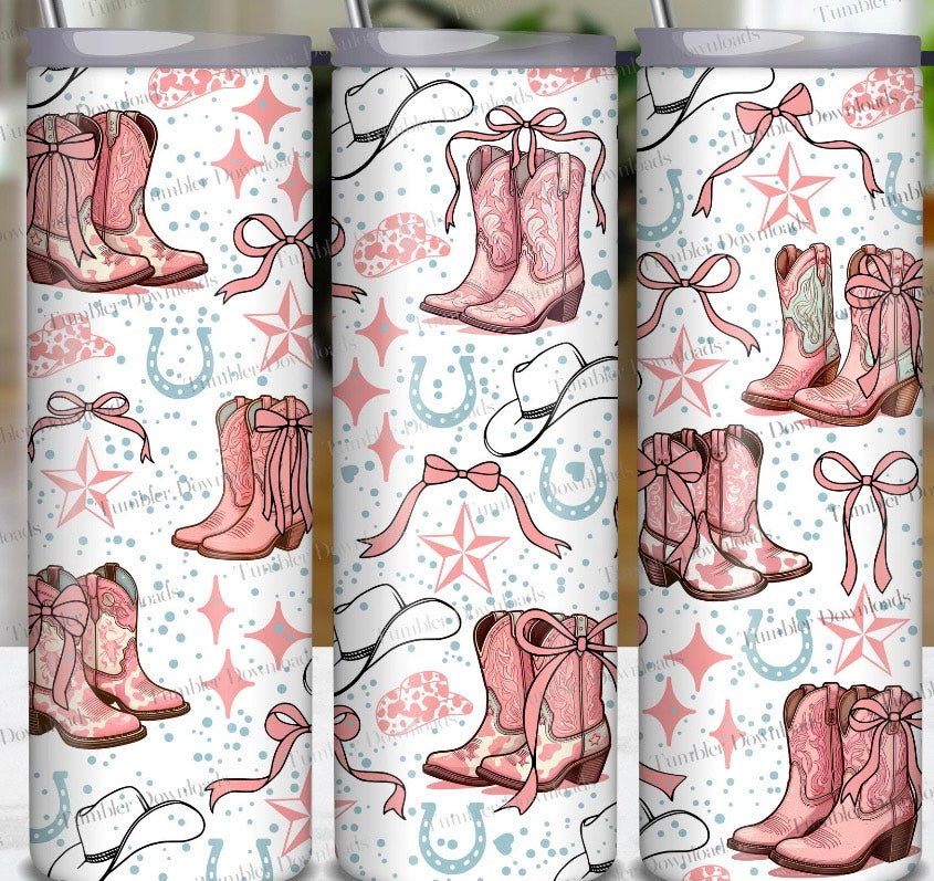Cowgirl Boot 20oz Tumbler