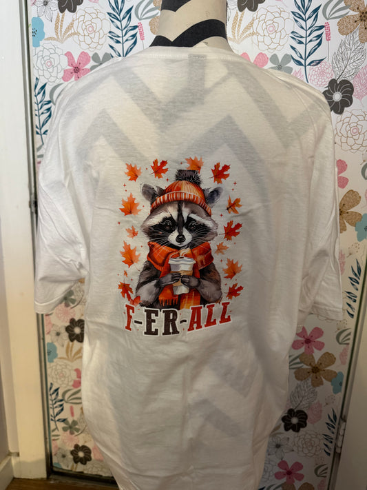 Feral racoon shirt