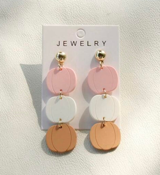 Pumpkin Trio Earrings