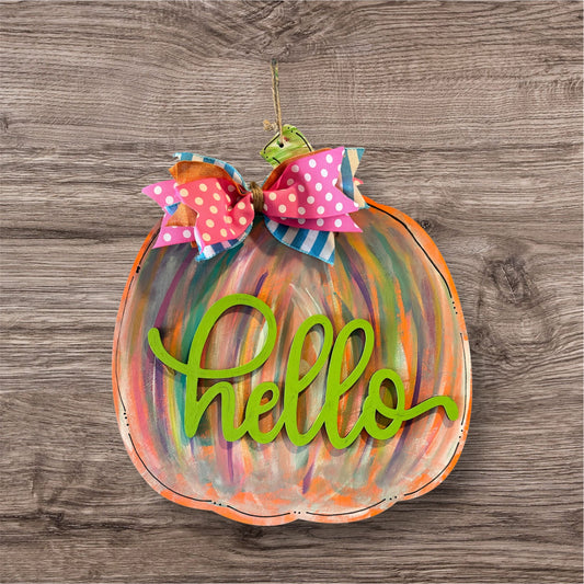 Hello Pumpkin Sign