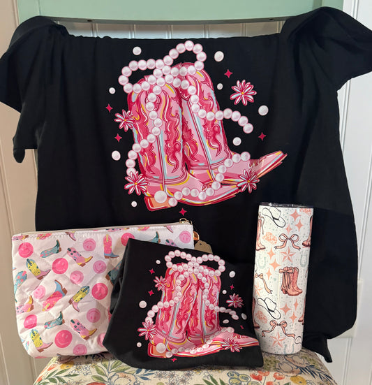 Pink Boots T-shirt