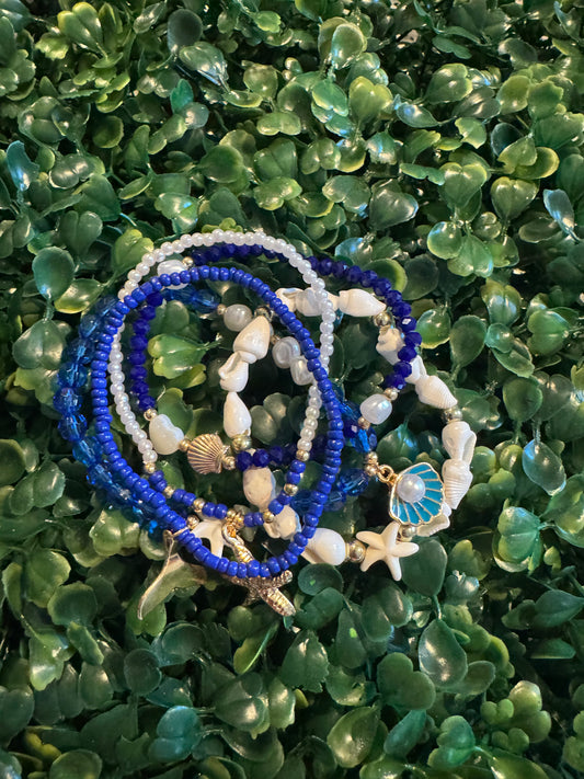 Blue Bracelet Set