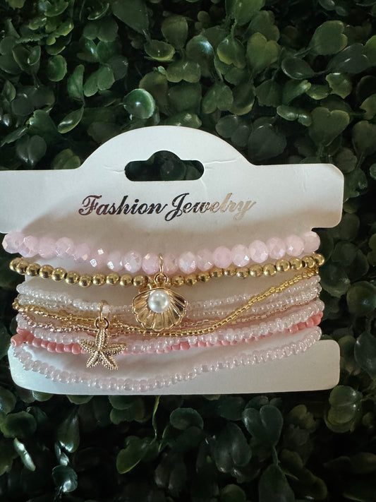 Pink Bracelet Set