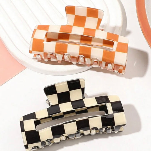 Checkered Claw Clips