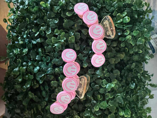 Pink Smiley Claw