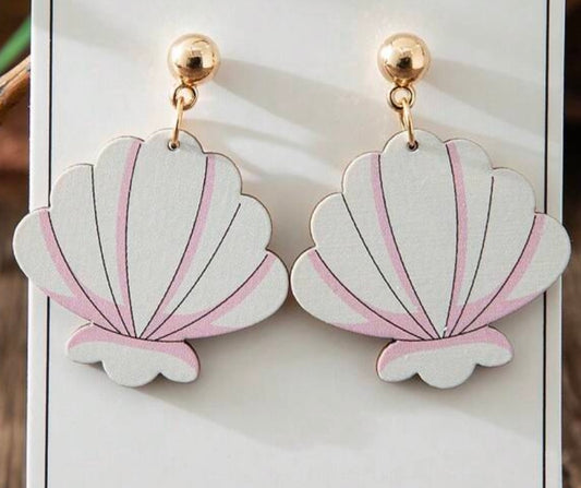 Wooden White Shells