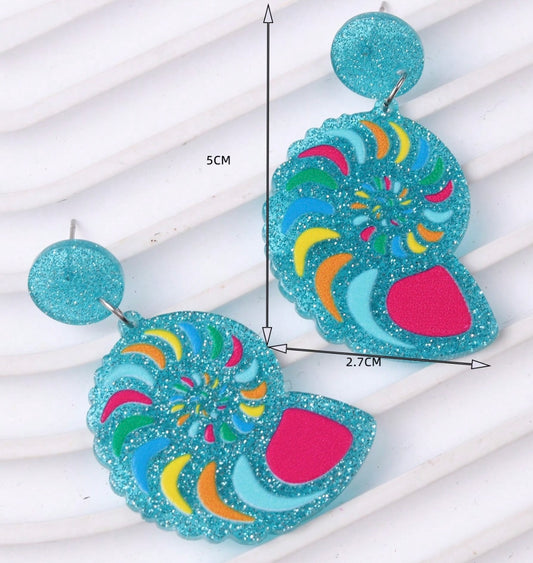 Blue Colorful Shells