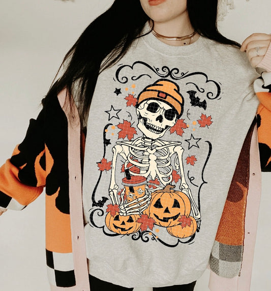 Skeleton Fall Tshirt/Sweatshirt