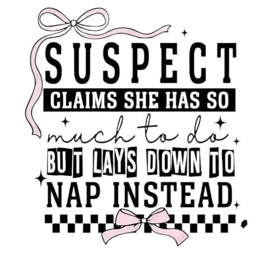 T-shirt Suspect Claims