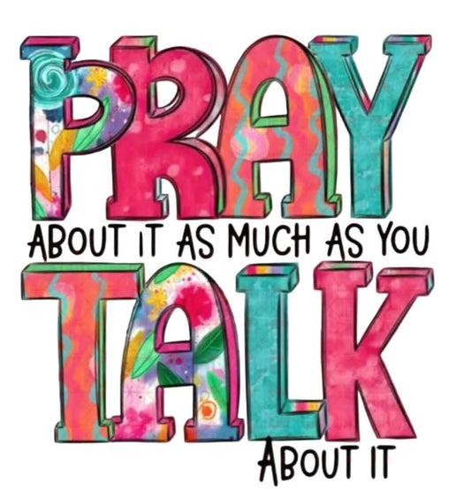 Pray/Talk tshirt