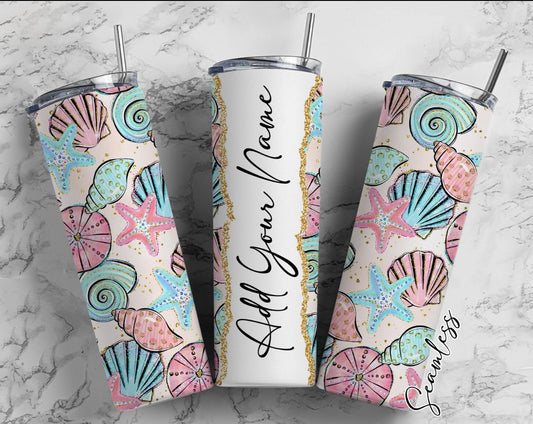 Personalized Shell Tumbler