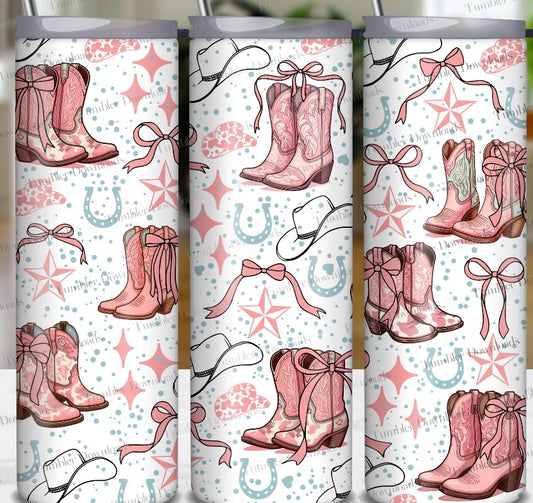 Cowgirl Boot 20oz Tumbler
