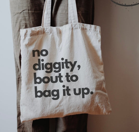 No Diggity Canvas Tote