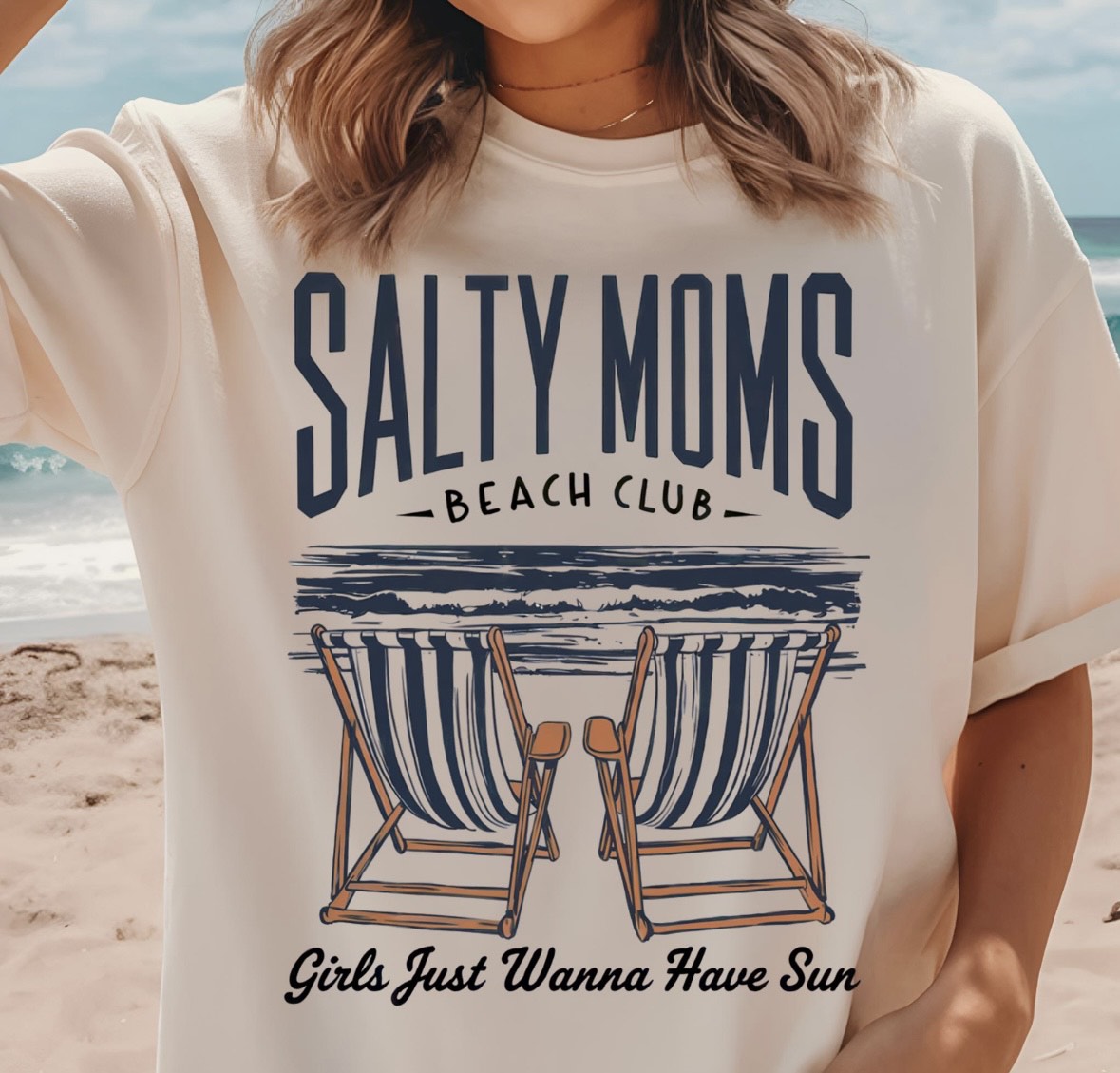 Salty Moms Club T-shirt