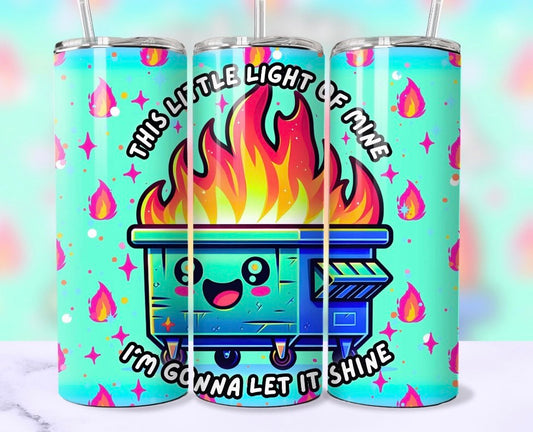 Dumpster Fire 20oz Tumbler