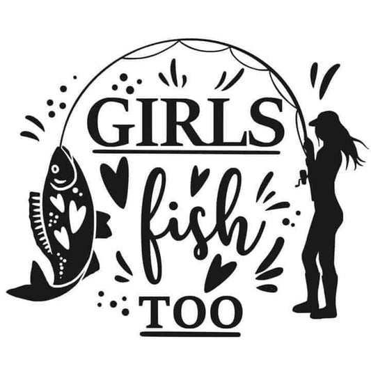 Girls Fish Too T-shirt