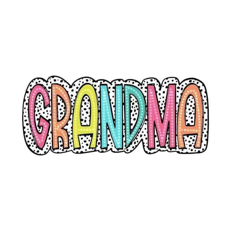 Grandma t-shirt polka dot
