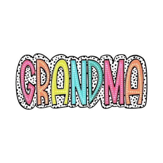 Grandma t-shirt polka dot